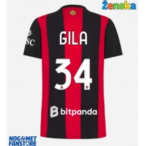 AC Milan Mario Gila #34 Domaci Dres za Ženska 2026-27 Kratak Rukav